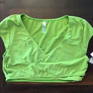 Marilyn Monroe Mock Wrap Swim Top XL NWT